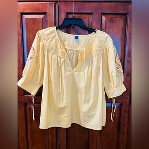 Old Navy Buttercup Yellow Top